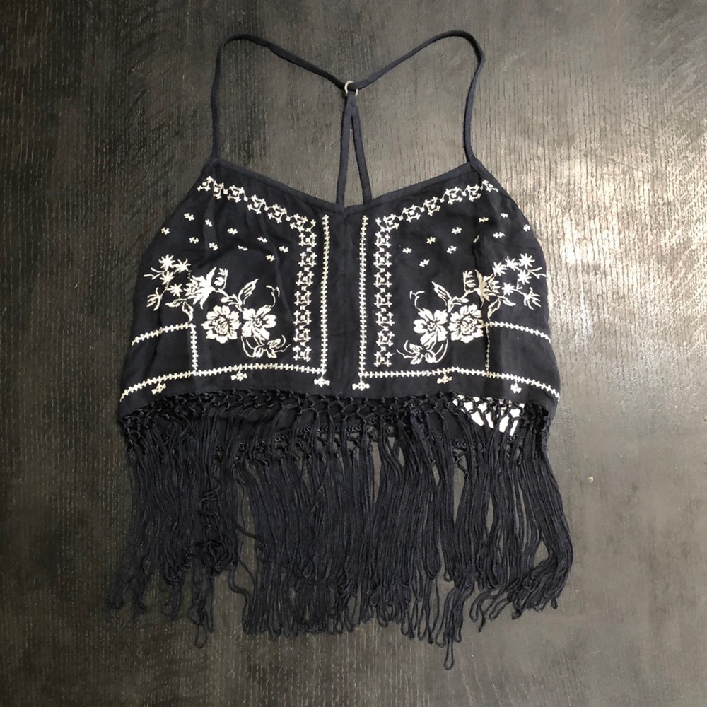 Fringe crop tank